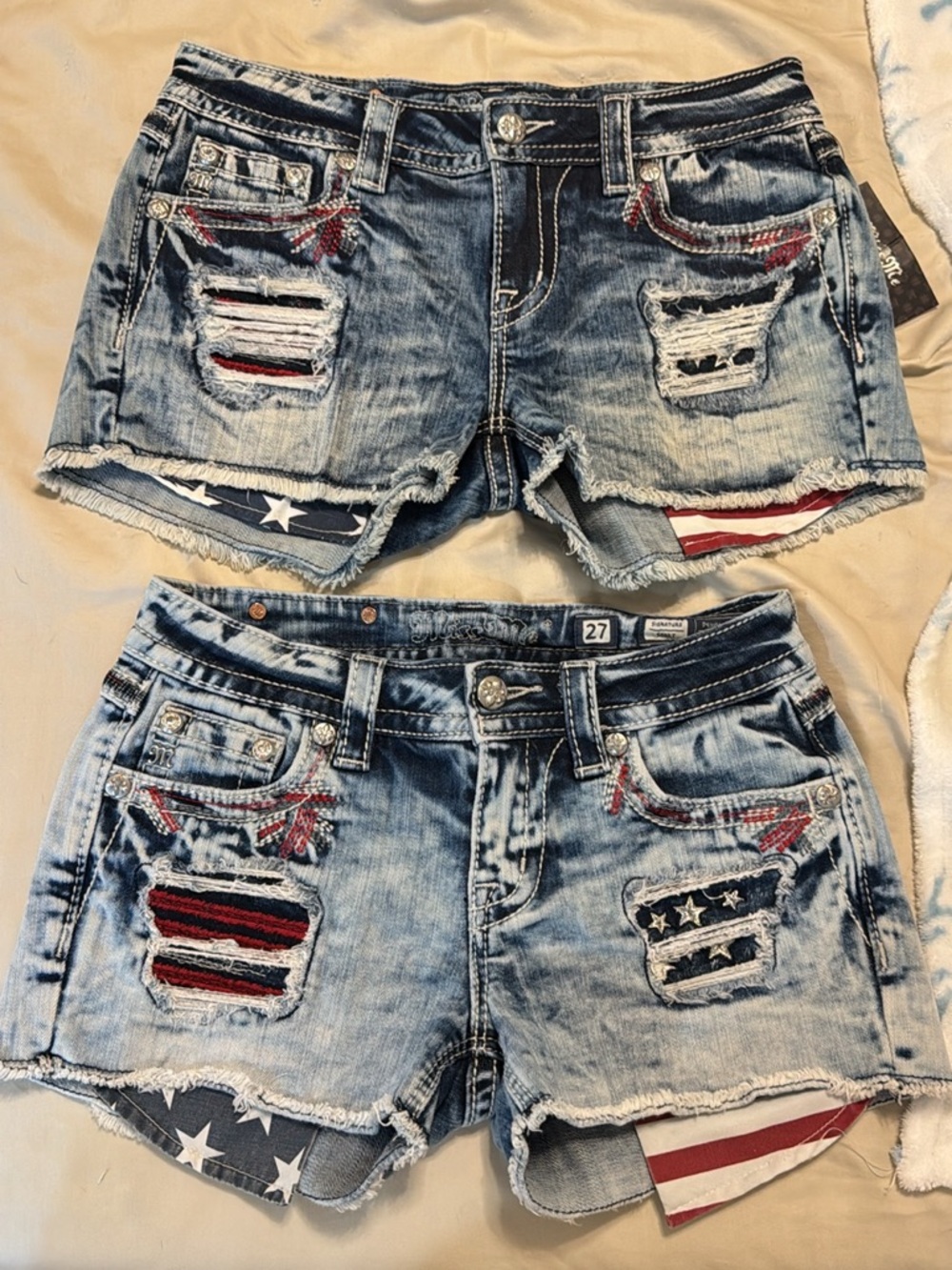 Miss Me Shorts Top Pair ONLY 28